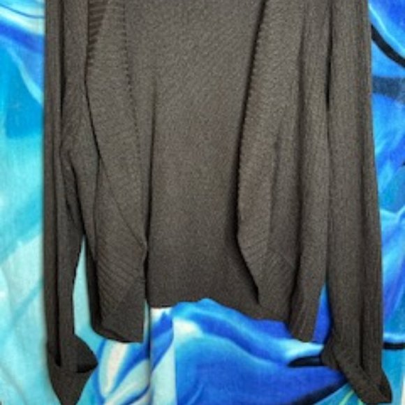 Open Shawl Collar Cardigan - Picture 2 of 4